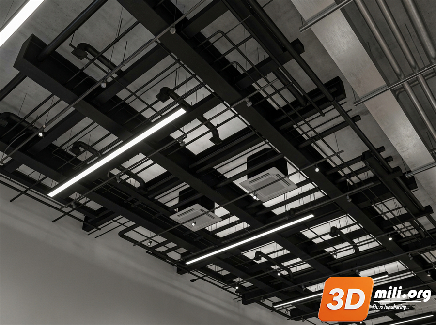 Ceiling Decoration Skp Files